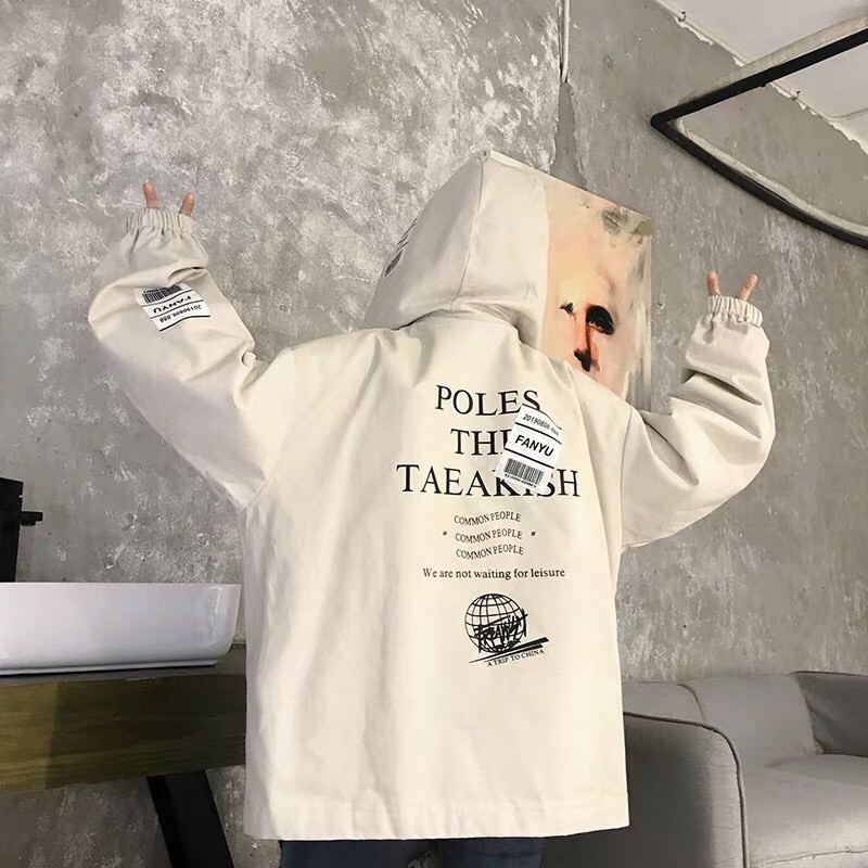 Áo khoác kaki unisex form rộng túi hộp Team, nam nữ ulzzang Wind thu đông | BigBuy360 - bigbuy360.vn