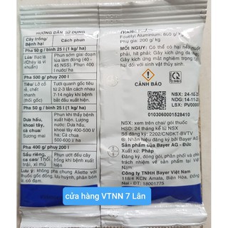Trừ nấm ALIETTE 100gr