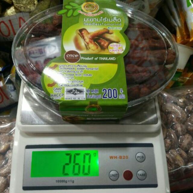 Me Thái Không Đường Không Hạt Vị Chua Ngọt Tự Nhiên 260gr