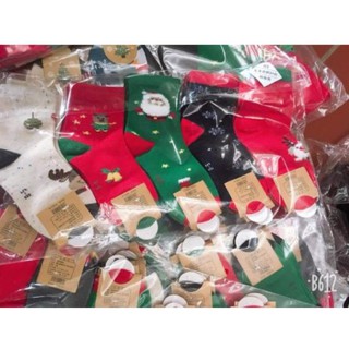 Set 5 đôi tất, vớ noel cho bé từ 1 - 12 tuổi