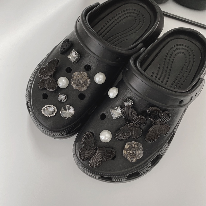 sticker gắn dép cross charm gắn dép crosssticker dép crocs1 Phụ Kiện Khóa Giày Dép crocs diy Tiện Dụng