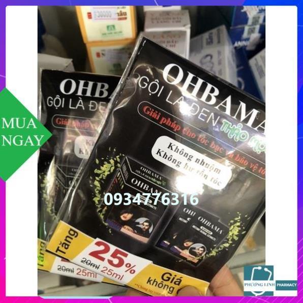 Dầu gội thảo dược OHBAMA (gội là đen)- 1 bịch