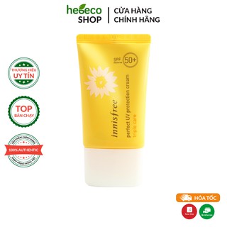 Kem Chống Nắng Chống Trôi, Điều Chỉnh Tông Da Innisfree Intensive Triple Care Sunscreen SPF50+/PA++++ - Hàng Chính Hãng