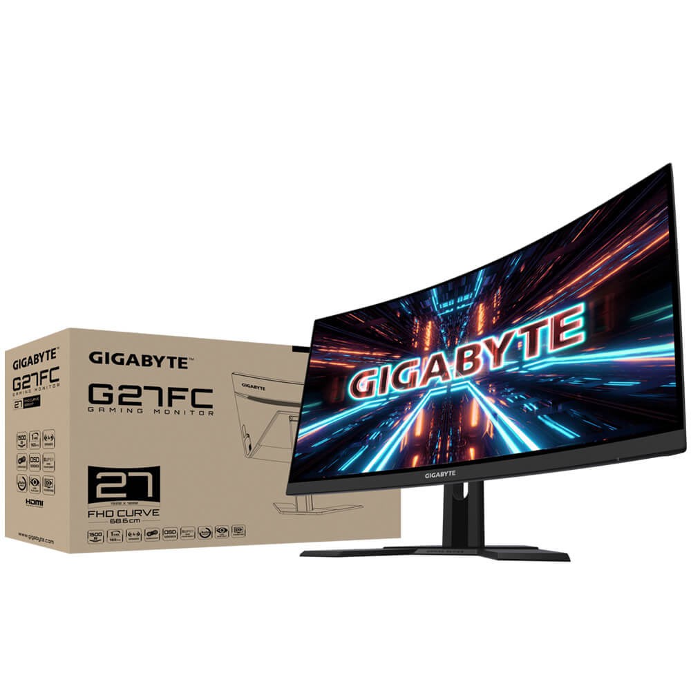 Màn Hình Gaming Gigabyte G27FC-EK 27 Inch Cong FHD 165Hz