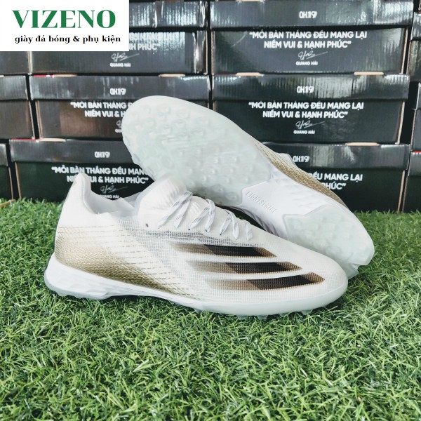 [ Freeship ] Giày đá bóng X20 Ghosted . 1 TF trắng vạch đen - giày đá bóng vizeno | BigBuy360 - bigbuy360.vn