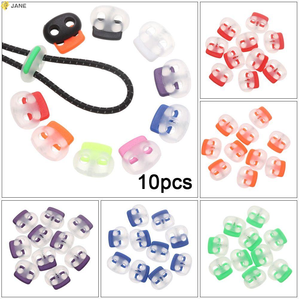 Set 10 nút chặn dây rút 18.5x17mm bằng nhựa tiện dụng