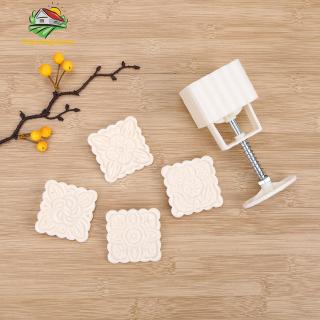 Bộ dụng cụ làm bánh trung thu 4 món tiện dụng