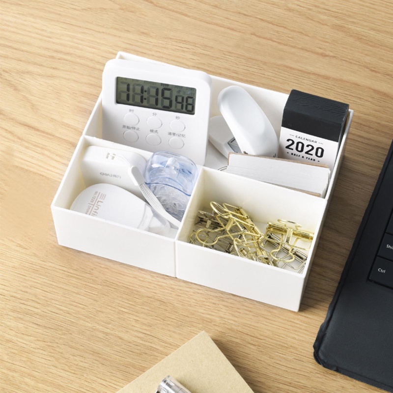 Giá Đỡ Bút 2 / 3 Ngăn Để Bàn Tiện Dụng Cho Văn Phòng