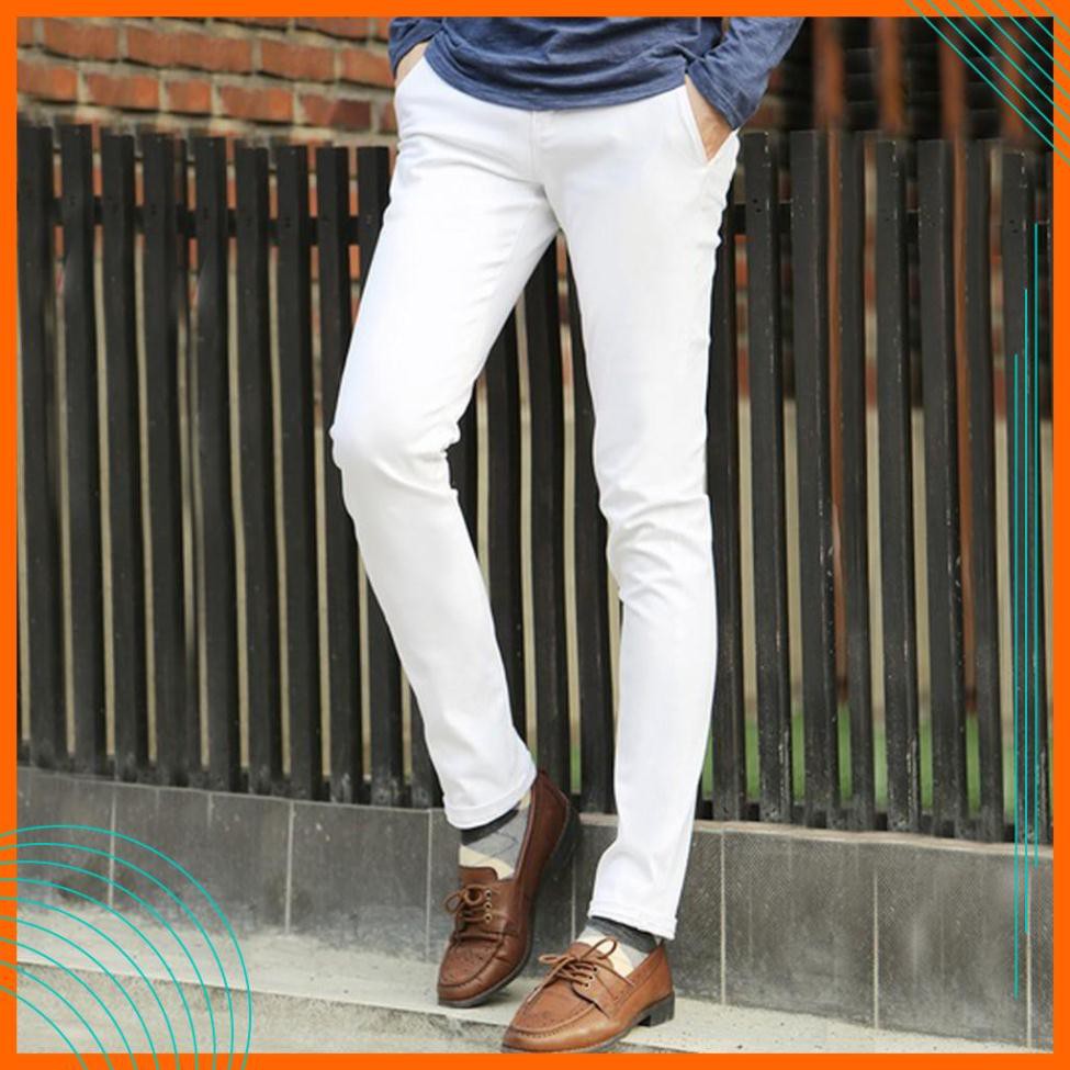 Quần kaki - Chất liệu kaki mềm mịn, dày dặn, co giãn tốt, mặc cực kỳ thoải mái, dáng côn trẻ trung