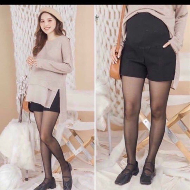 Quần sóc dạ bầu.