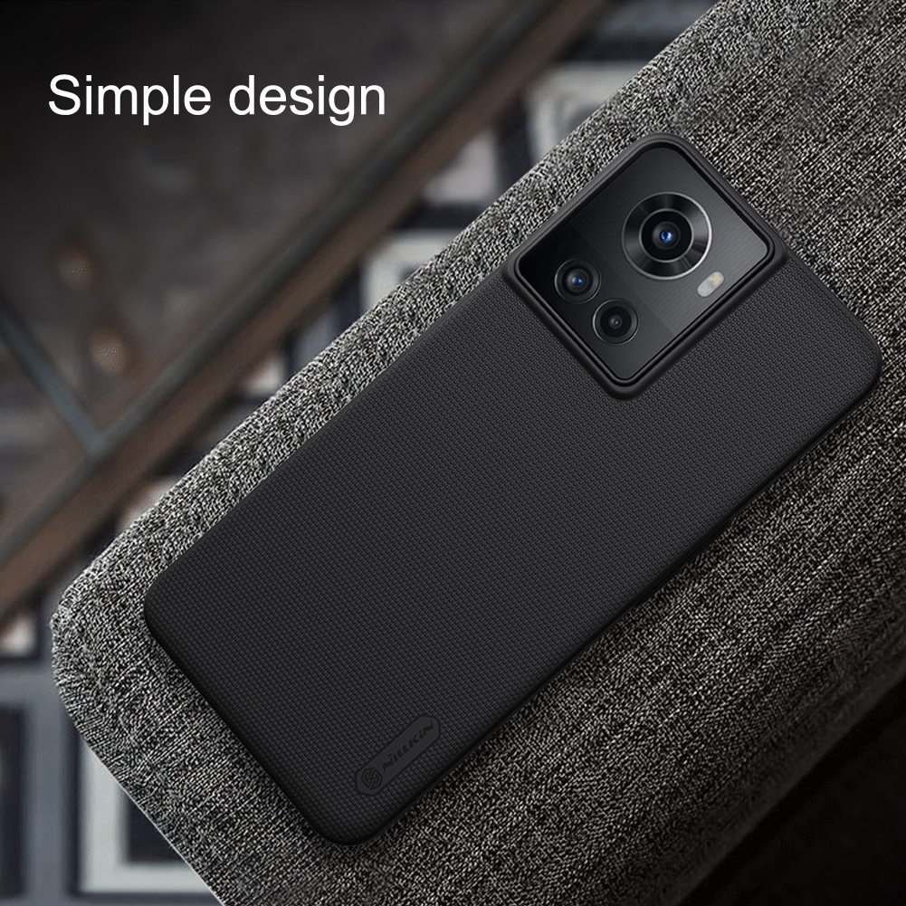 Ốp điện thoại NILLKIN bằng PC cứng siêu mỏng mặt nhám chống sốc chống vân tay cho OnePlus Ace 5G/ 10R 5G