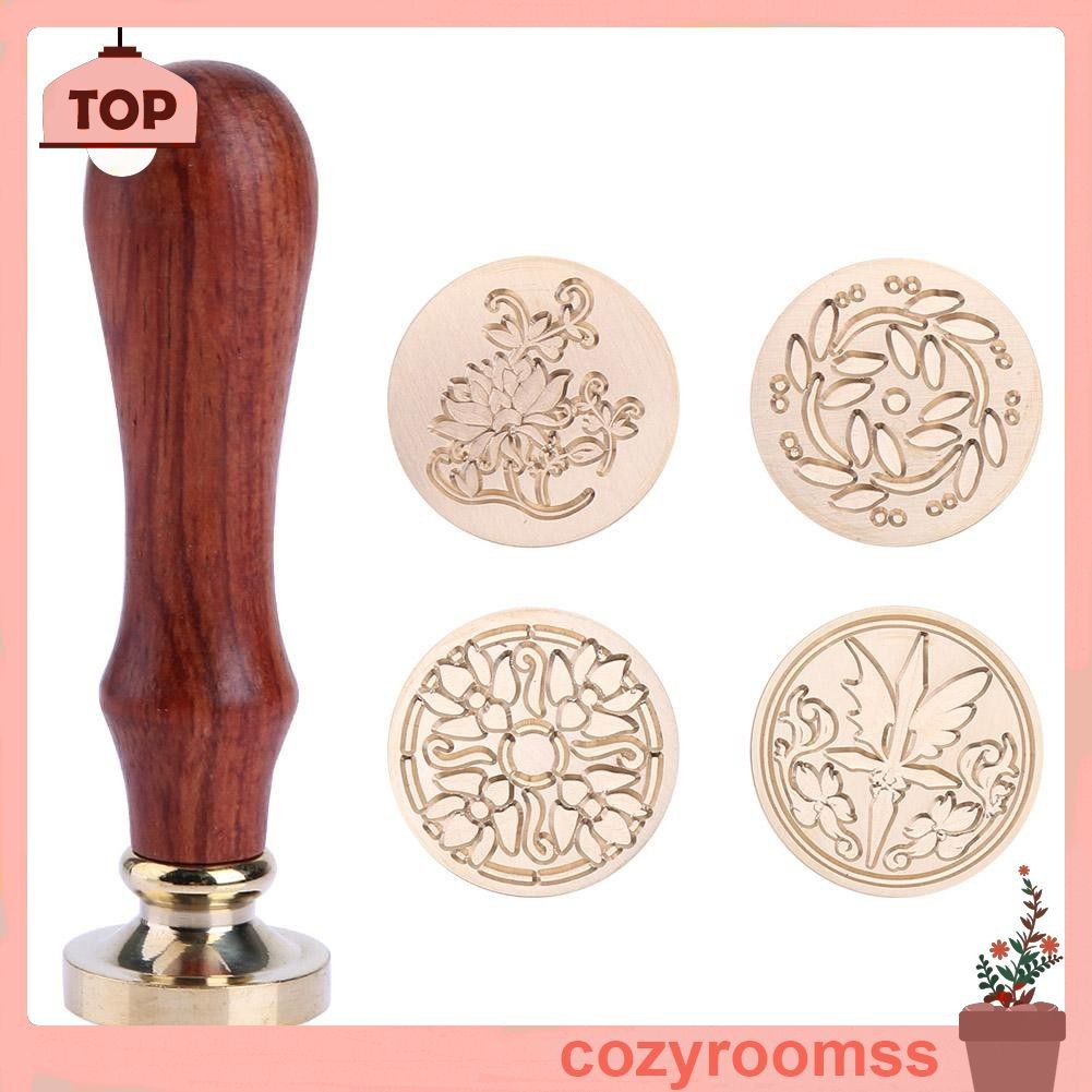 Con dấu sáp bằng gỗ kiểu dáng cổ điển độc đáo