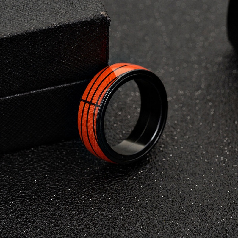 Nerv Nhẫn Xoay Bằng Thép Không Gỉ 4 Phong Cách Chơi Bóng Rổ Bóng Chuyền Bóng Bầu Dục Chống Lo Lắng Cho Nam Và Nữ