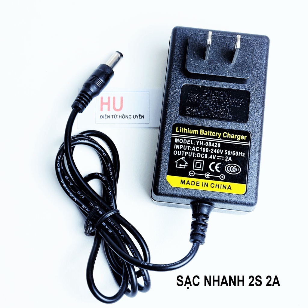 Sạc 1S 4.2V / 2S 8.4V / 3S 12.6V /4S 16.8V /5S 21V /6S 24V Chuyên dùng sạc pin 18650, sạc pin máy khoan, sạc pin xe điện