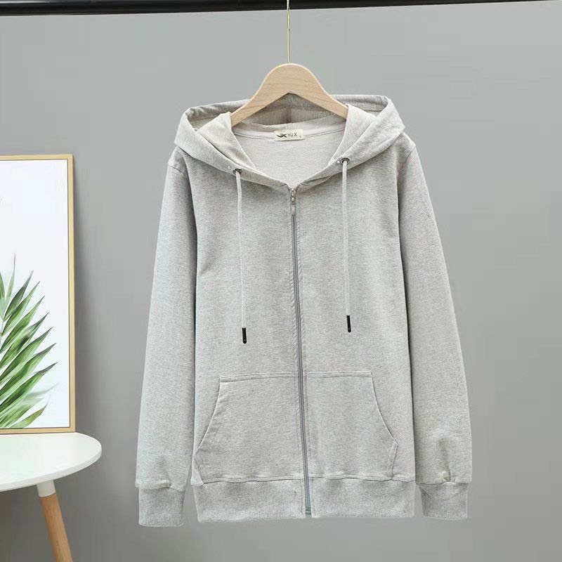 Áo khoác nỉ Hoodie Bomber Unisex da cá cotton cao cấp có khoá kéo Kozoda N2