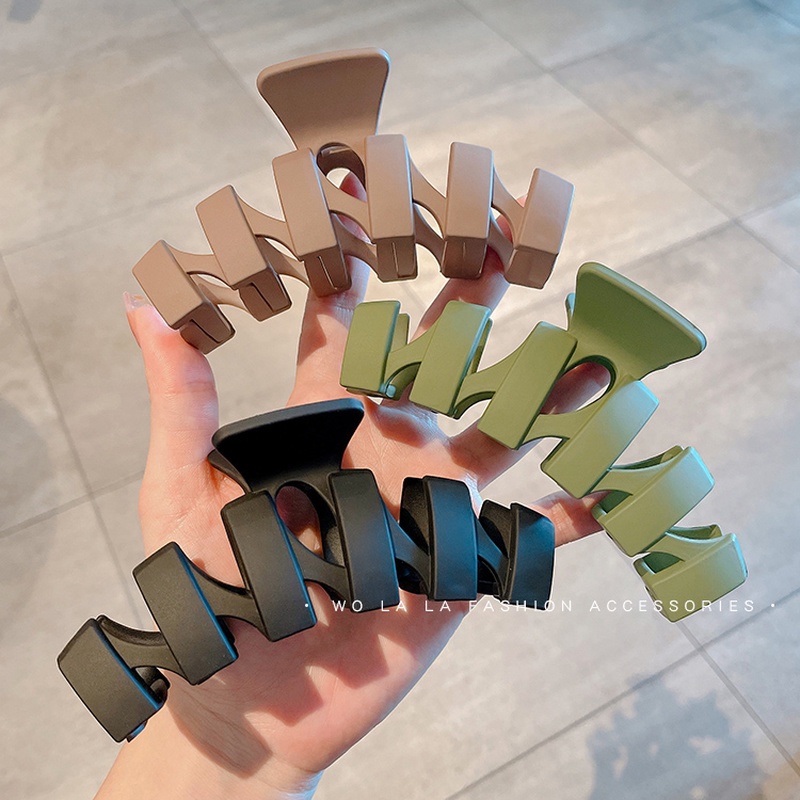 Kẹp Tóc Cỡ Lớn Bằng Acrylic Thời Trang Tinh Tế Cho Nữ