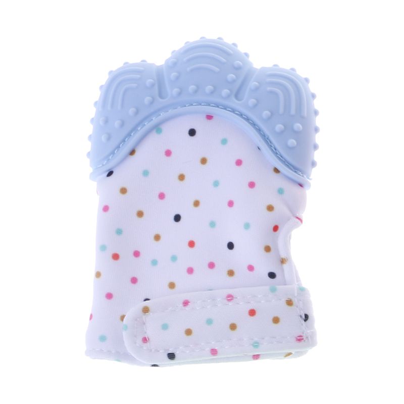 Găng Tay Ngậm Mọc Răng Bằng Silicone Không Bpa Có Thể Điều Chỉnh Cho Bé