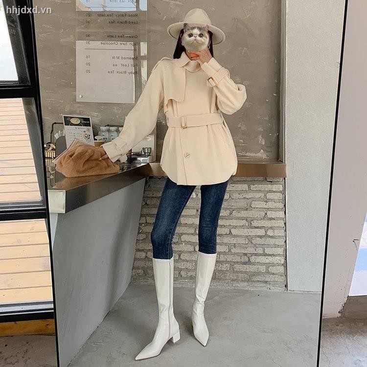 Giày Bốt Da Cổ Cao Đến Đầu Gối Lót Nhung Dày Thời Trang Thu Đông Cho Nữ | BigBuy360 - bigbuy360.vn