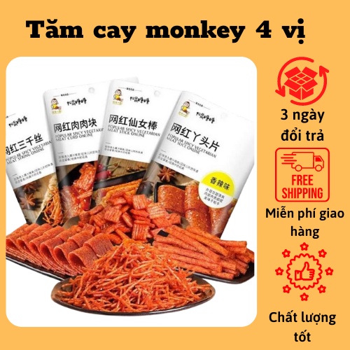 Tăm cay Trung Quốc / Que cay ăn vặt tuổi thơ
