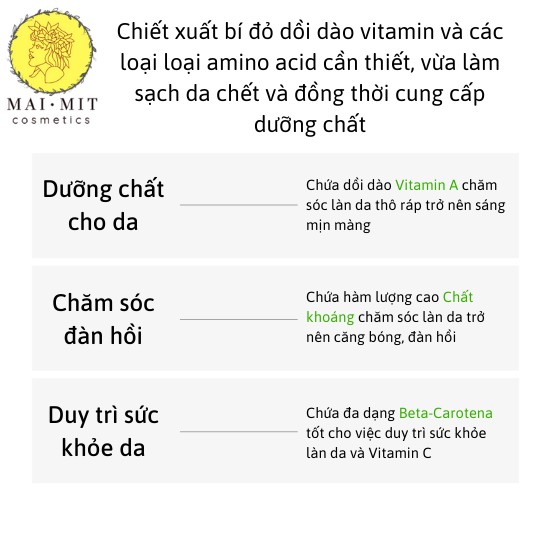 Tẩy da chết Enzym Bí đỏ Ample:n 100ml cho da nhạy cảm