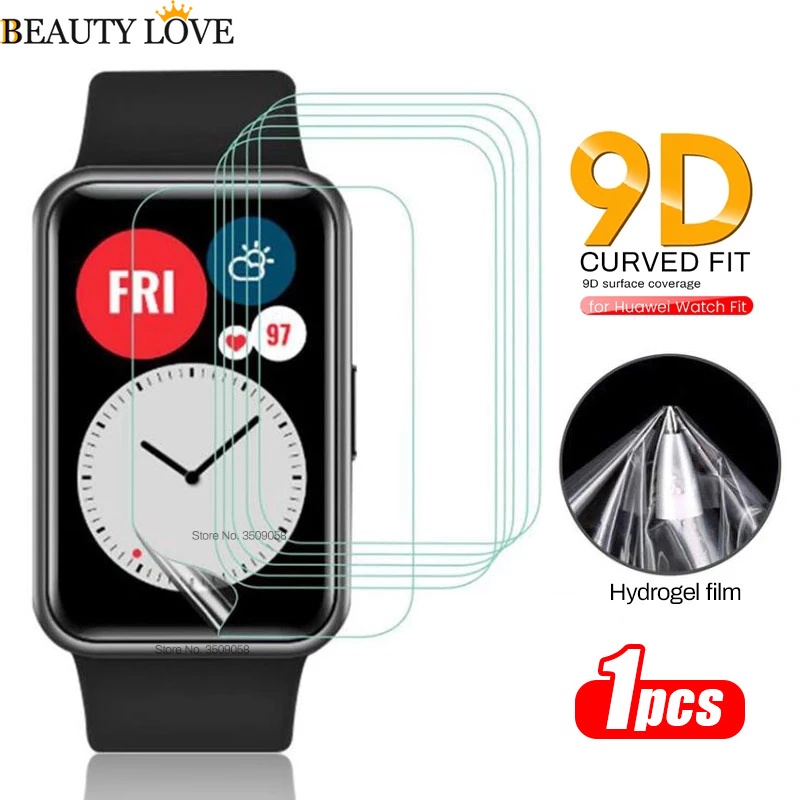 1 Miếng Dán Hydrogel Mềm Trong Suốt Bảo Vệ Màn Hình Đồng Hồ Thông Minh Huawei Watch Fit / Honor Watch ES
