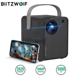 Máy Chiếu Mini Không Dây Blitzwolf Bw-Vp7 5000 Lux Màn Hình Led 1080p 170 ''