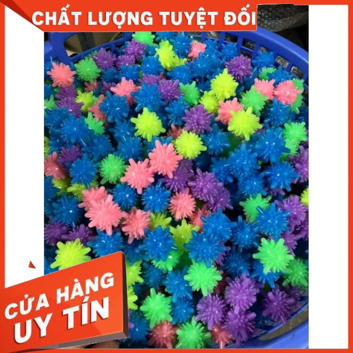 [Ảnh Thật+Video][Loại 1]QUẢ CẦU GAI ION GIẶT QUẦN ÁO  hỗ trợ làm phẳng quần áo