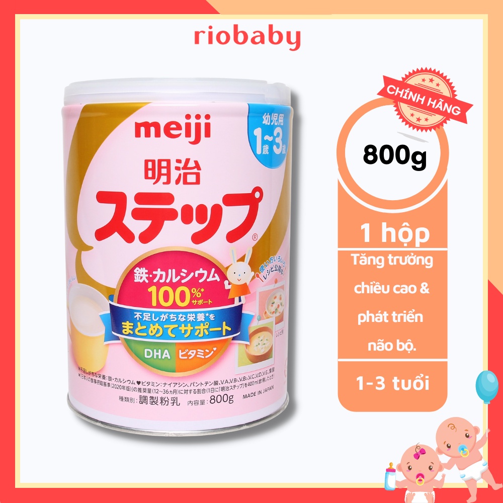 Sữa Meiji số 9 nội địa Nhật 800g cho bé 1 - 3 tuổi - Riobaby