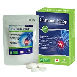 Diamond khớp Plus Japan (hộp 30 viên)-Glucosamine, Bổ Xương Khớp, Thoái Hóa Khớp, Đau Khớp, Khô Khớp