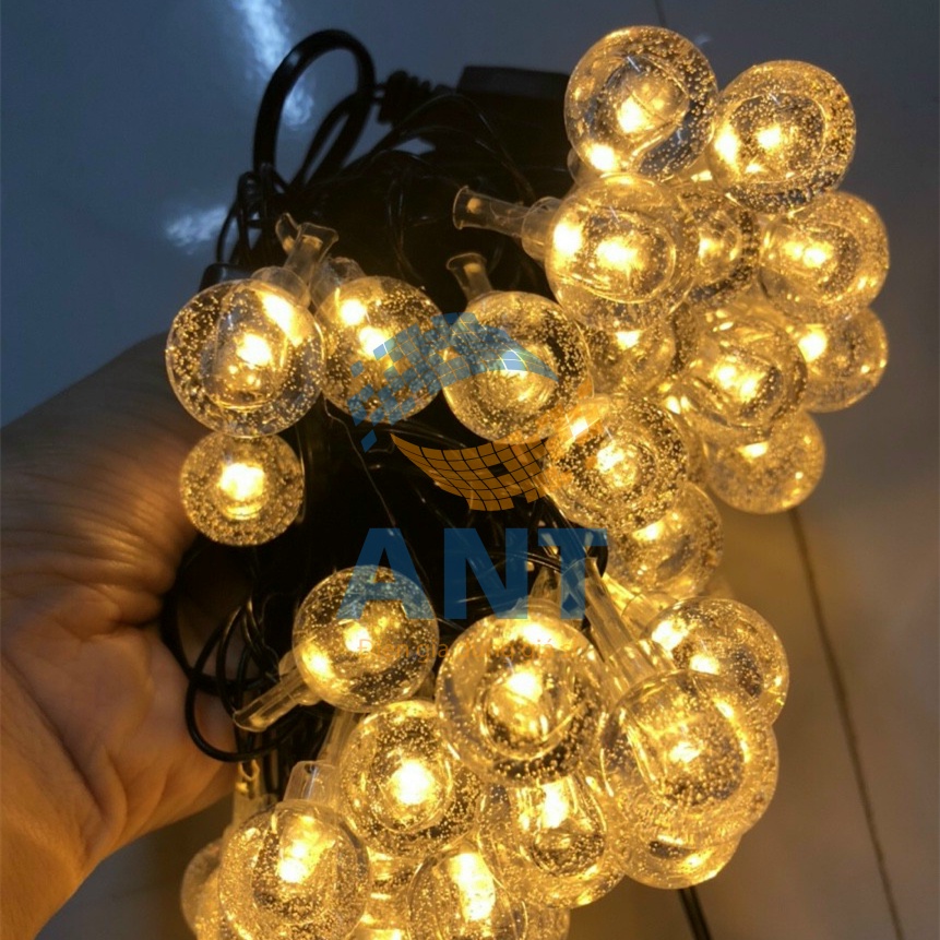 Dây Đèn Led Bi Bọt Vàng Nắng 10M