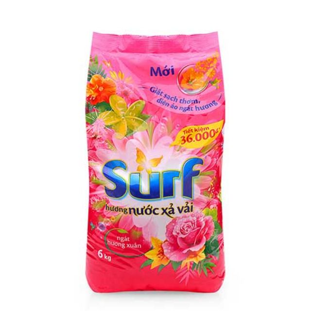 Bột giặt Surf Ngát Hương Xuân 6kg