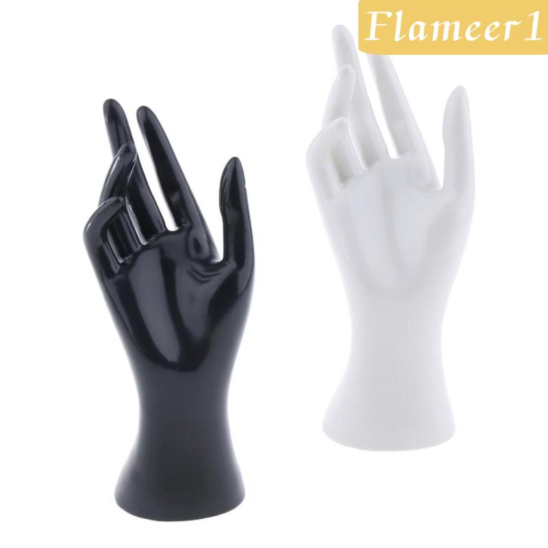 1 [Flameameer] Set 2 Người Trưng Bày Nhẫn, Đồng Hồ, Găng Tay, Găng Tay Phải