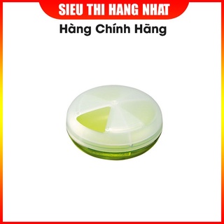 Hộp đựng thuốc loại tròn màu xanh