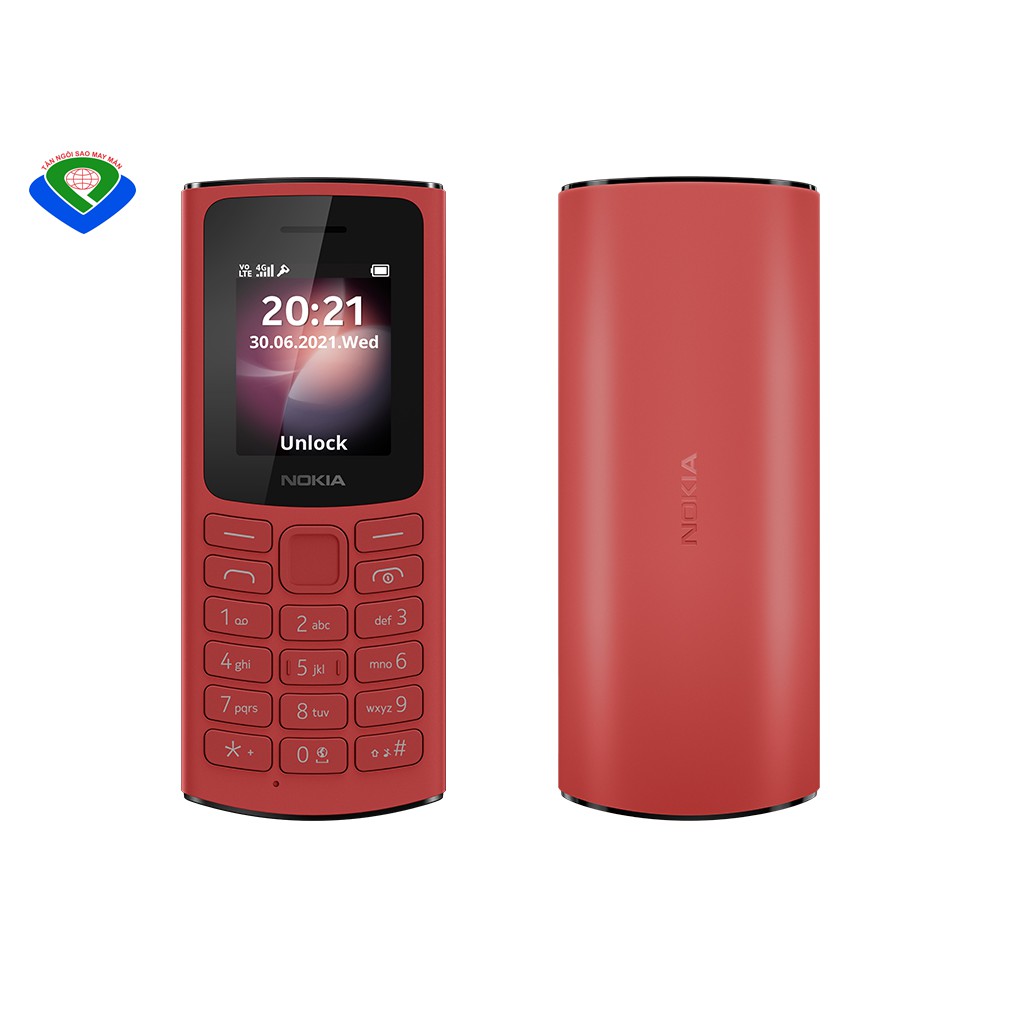 Điện thoại Nokia 105 4G - Hàng chính hãng, Bảo hành chính hãng 12 tháng