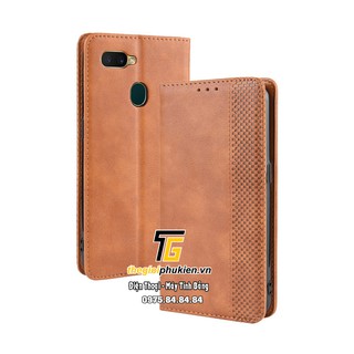 Bao da dạng ví oppo a7 luxury leather