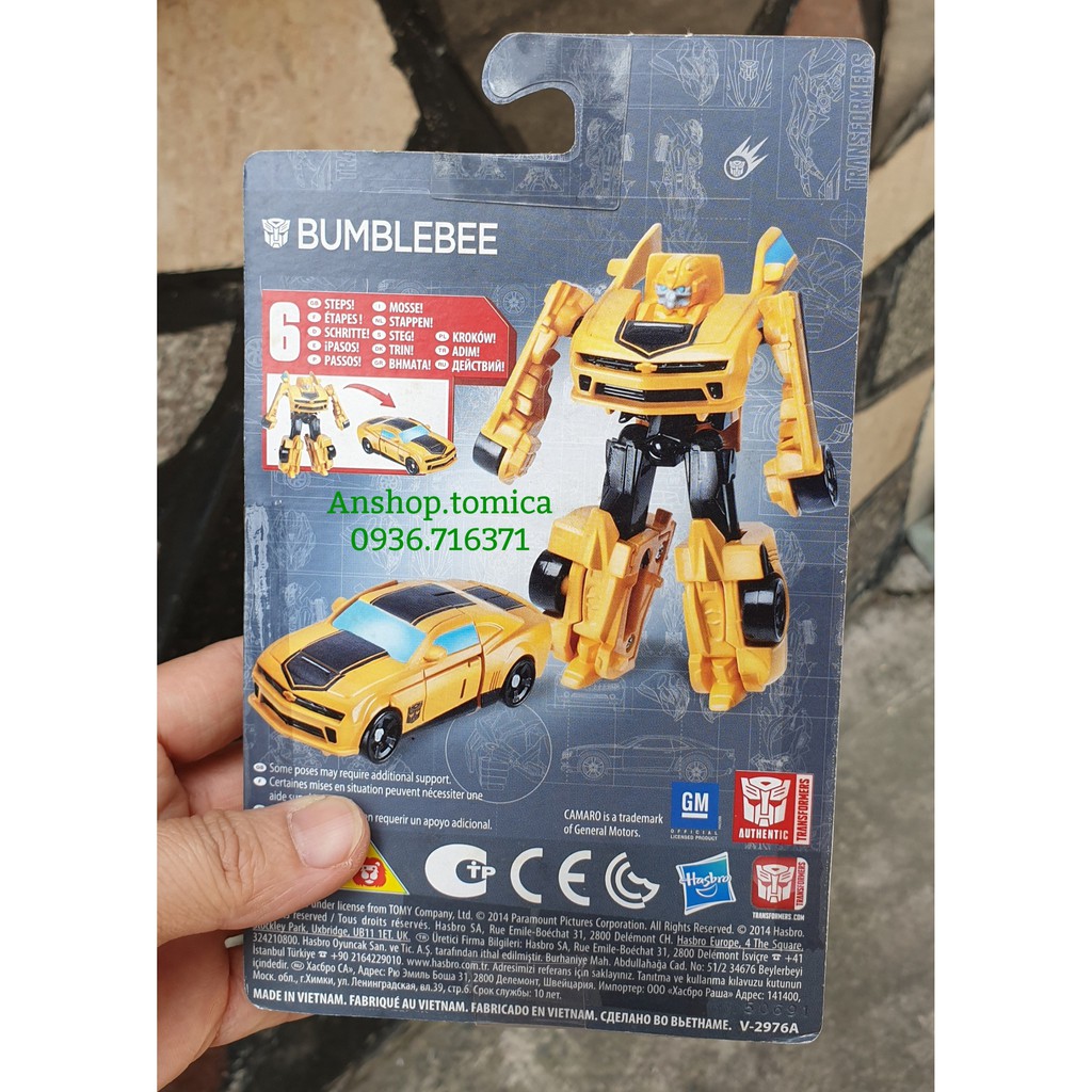 Robot biến hình Transformers - Hasbro Bumblebee size Mini