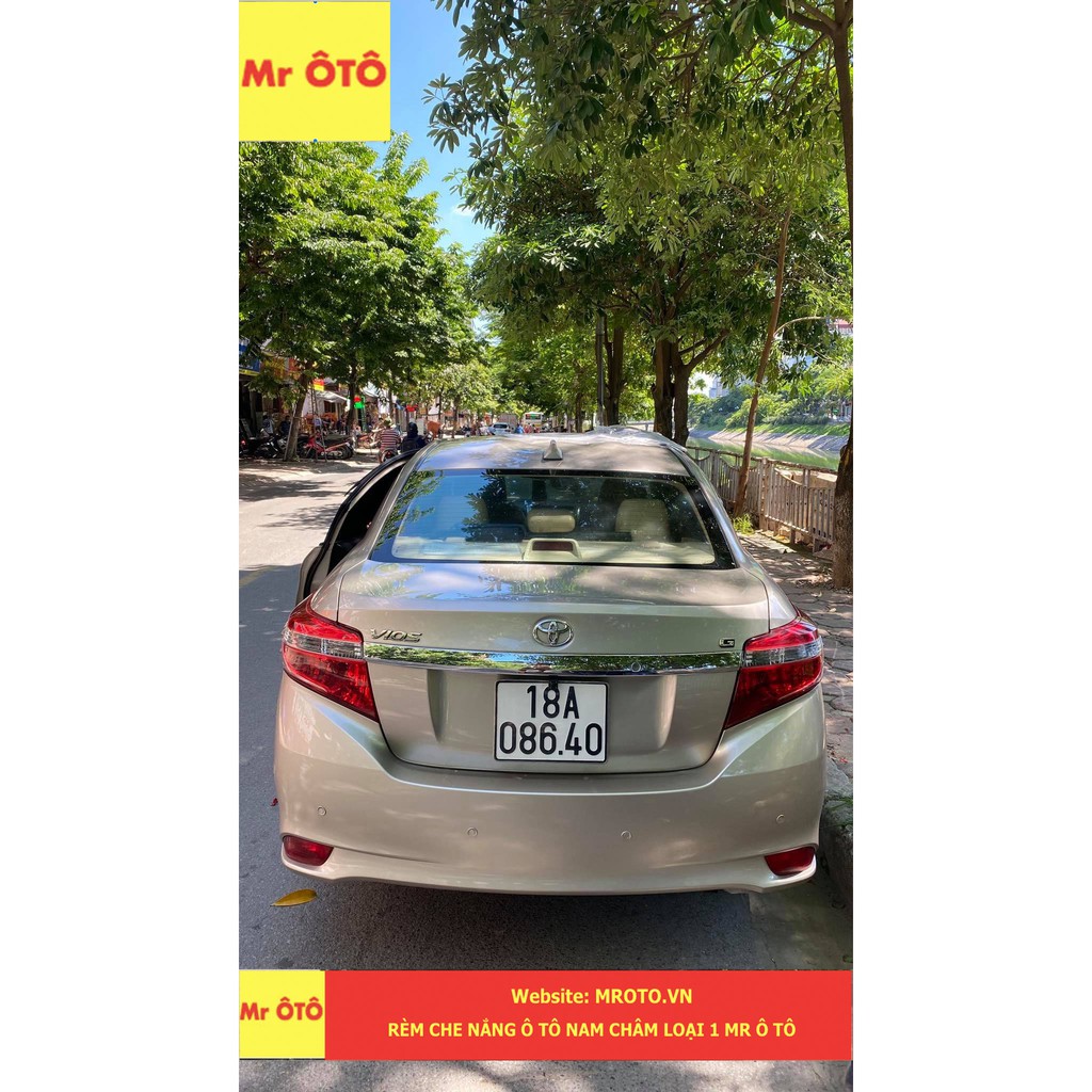 Rèm Che Nắng Xe Toyota Vios 2014-2018 Hàng Loại 1 MR Ô TÔ