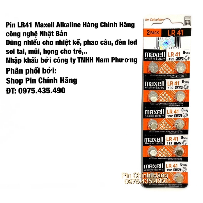 Pin LR1130 Maxell 1.5V – THẾ GIỚI VĂN PHÒNG PHẨM - ĐỒ DÙNG HỌC