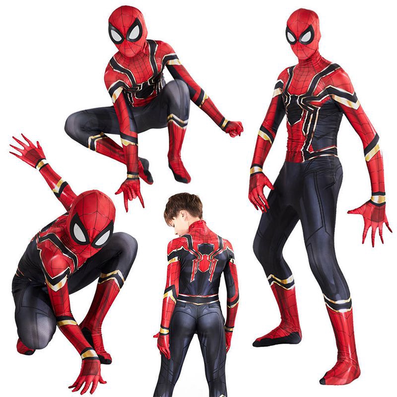 Bộ đồ cosplay spider-man cho trẻ em và người nhện