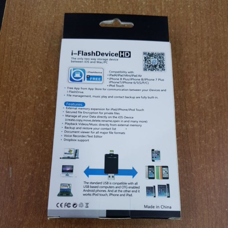 Thiết Bị Chuyển Đổi I-flash Device Hd Cho Lightning