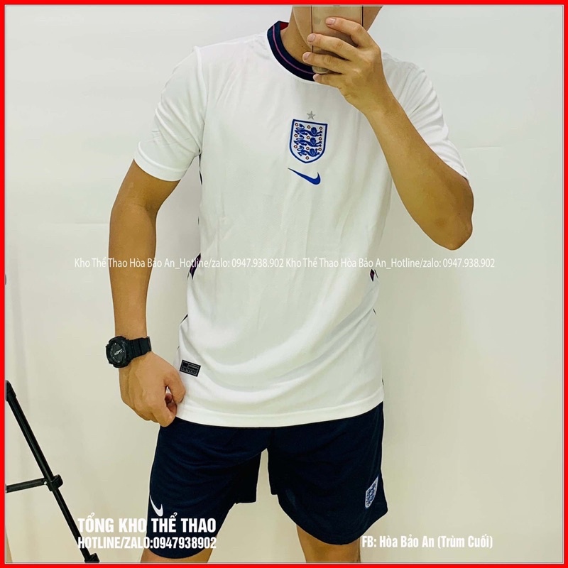 [freeship]Bộ quần áo bóng đá ĐT Anh hàng cao cấp