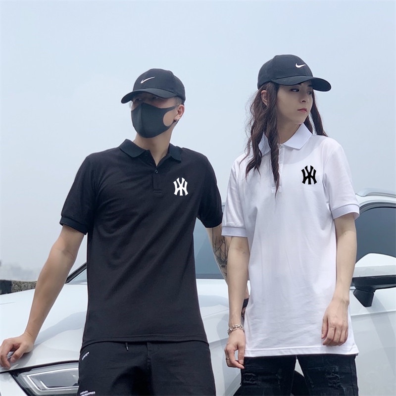 Áo thun ngắn tay có cổ nam chất cá sấu dày mát N.Y kiểu dáng Hàn Quốc siêu đẹp