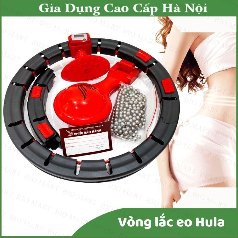 VÒNG LẮC EO THÔNG MINH HULA HOOP - Dụng cụ thể thao giảm mỡ bụng, điều hòa nhịp tim, massage cơ bụng – BIO 153