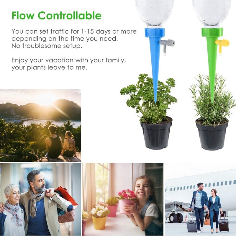 Thiết Bị Tưới Cây Tự Động Bằng Nhựa Mini Cho Sân Vườn