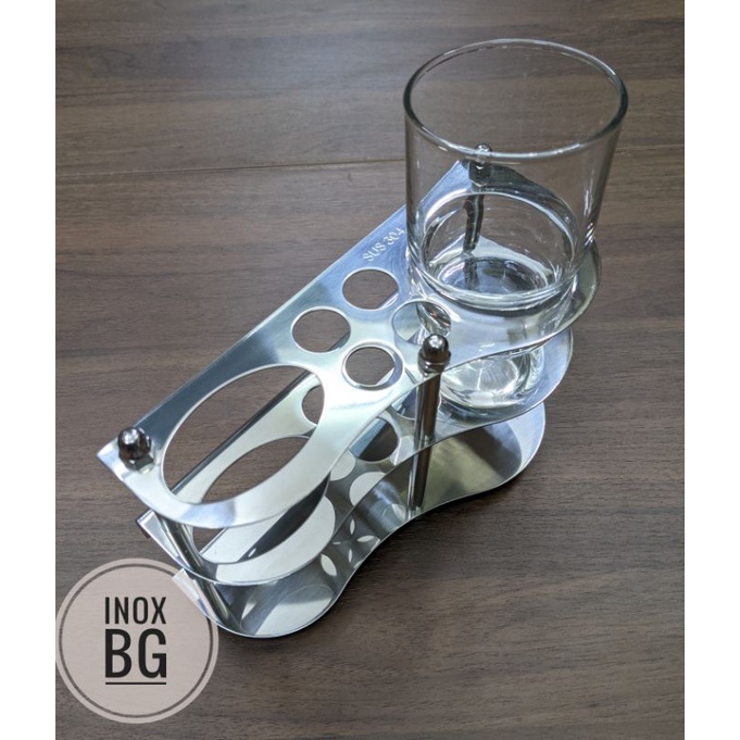 [INOX 304] Kệ đựng bàn chải đánh răng, thuốc đánh răng chất liệu Inox 304 sáng bóng