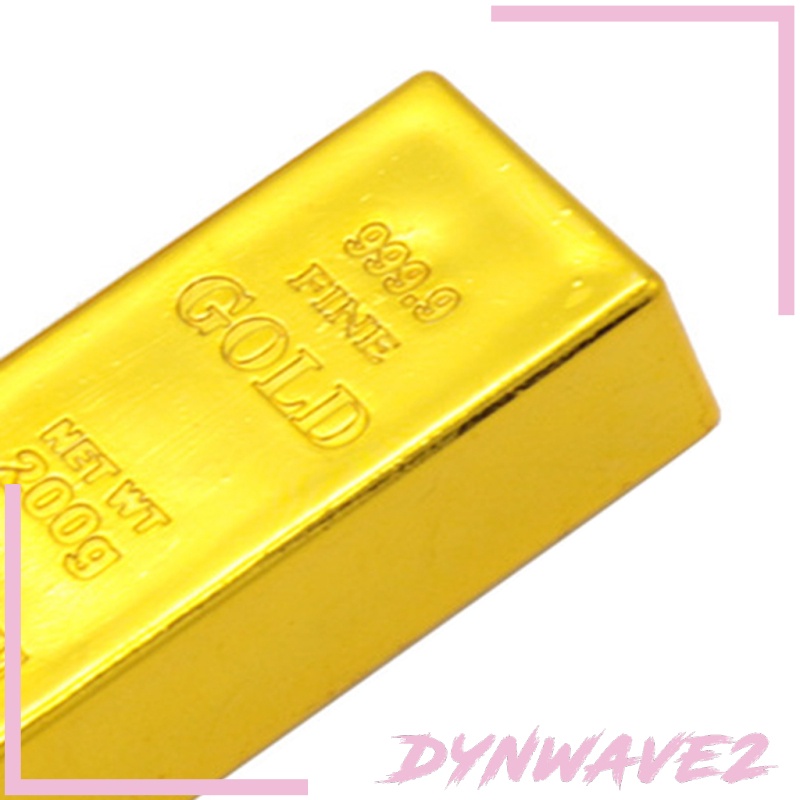 Thanh vàng giả Mô phỏng vàng Đạo cụ khăn giấy Đồ chơi trang trí bàn