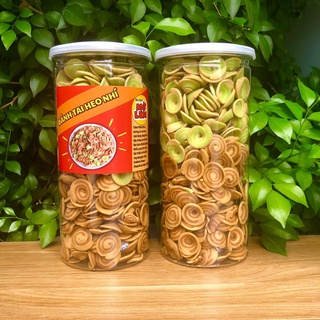 BÁNH TAI HEO NHÍ - LON PET 300GR - ĂN VẶT MỜ LEM - ĂN VẶT SÀI GÒN