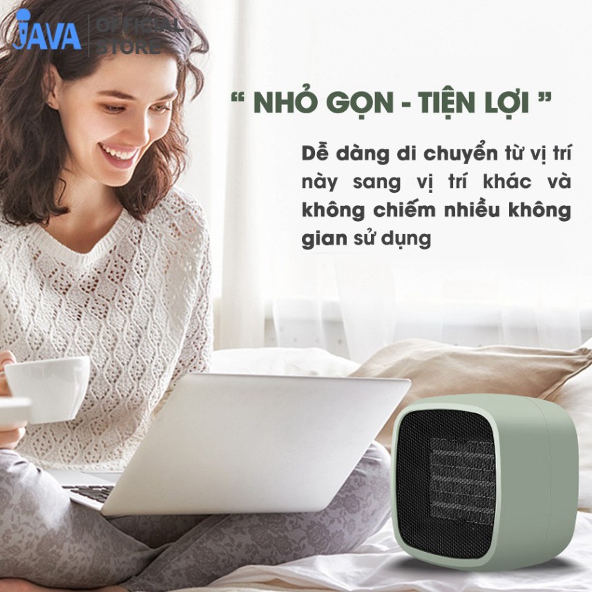 [CÔNG SUẤT 800W LÀM ẤM TRONG 2S] Quạt sưởi mini để bàn, nhỏ gọn và sang trọng, ấm siêu nhanh shop KUMO