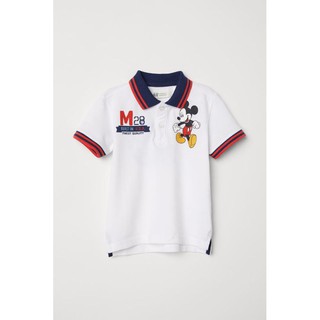 Áo thun polo mickey HM cho bé trai