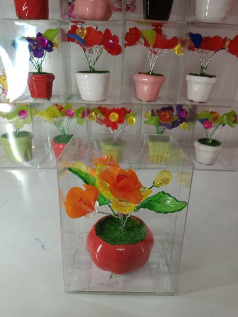 Hoa đá mini [RẺ SẬP SÀN] siêu đẹp, siêu đáng yêu, đẹp, hàng chuẩn handmade, hoa lung linh, ❤hàng độc lạ❤, chất lượng